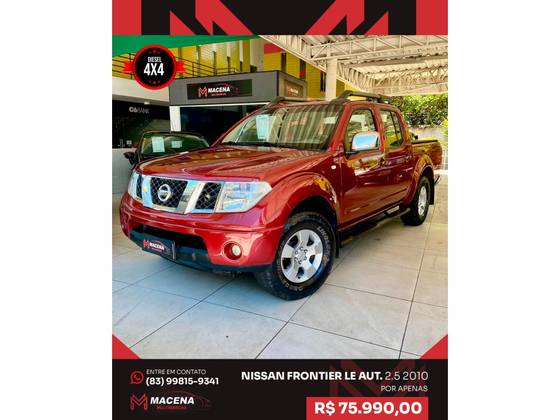 NISSAN FRONTIER 2.5 LE 4X4 CD TURBO ELETRONIC DIESEL 4P AUTOMÁTICO
